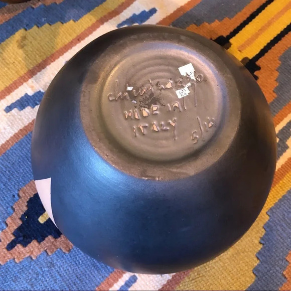 Vintage Chiminazzo Italian Terra Cotta Studio Art Pottery Vase - Picture 8 of 9